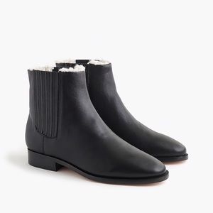 J. Crew Sherpa-Lined Chelsea Boots